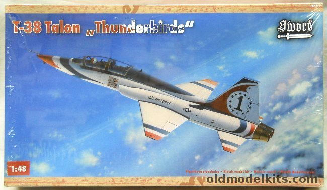 Sword 1/48 T-38 Talon Thunderbirds, SW48007 plastic model kit